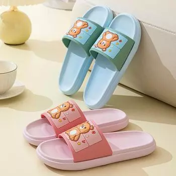 «Стильные мужские сандалии и тапочки»: Нескользящие, с толстой подошвой, для использования дома и в гостиницах, модный дизайн для милых пар. 36-37