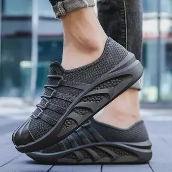 Стильные мужские водонепроницаемые нескользящие резиновые сапоги для рыбалки и мытья автомобиля 42