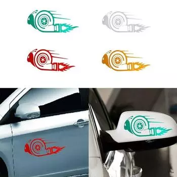 Стильные наклейки на кузов гоночного автомобиля Snail, самоклеящиеся съемные декоративные наклейки, ночная светоотражающая наклейка 15,2 x 7,7 см жёлтый