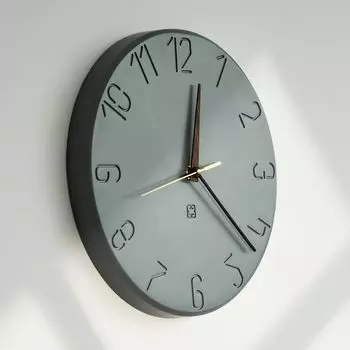 Стильные настенные часы с непрерывной секундной стрелкой, скандинавские, милые, настенные, аналоговые, для гостиной, столовой, диаметр, серые стрелки, бесшумные, стиль, серые, часы, часы, простые,