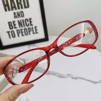 Стильные очки Fox Head Anti-Blue Light для женщин - Чтение в высоком разрешении для людей среднего и пожилого возраста +400 Degree