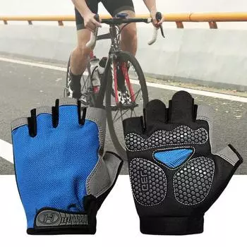 Стильные перчатки для избавления от пота, застежка-лента для мужчин и женщин, впитывающая пот M чёрный