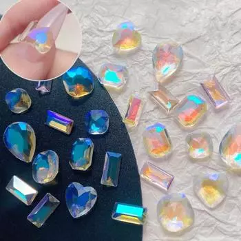 Стильные подвески для ногтей со стразами Модные аксессуары Красота ногтей E