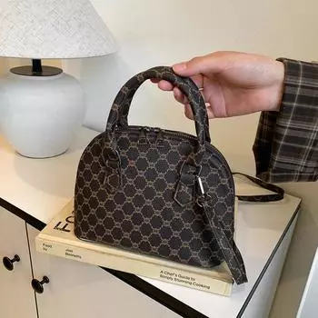 Стильные, простые и вместительные женские сумки, новинка осени — сумки-мессенджеры в заграничном стиле для поездок на работу, сумки-ракушки. белый