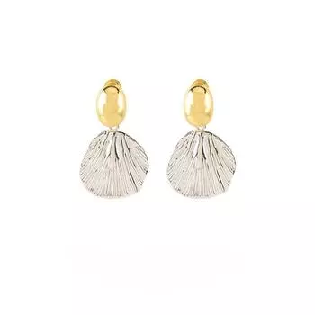 Стильные простые золотые серьги с геометрическим рисунком, нестандартная спираль от комаров, без пирсинга, зажим для ушей