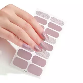 Стильные самоклеящиеся украшения для ногтей, аксессуары для маникюра, полные наклейки для ногтей, градиентные наклейки для ногтей