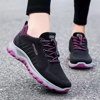 Стильные сетчатые дышащие нескользящие и износостойкие кроссовки для бега, легкие и удобные кроссовки для путешествий и прогулок на свежем воздухе 36