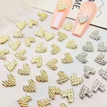 Стильные стразы для ногтей, широкое применение, прочные, декоративные золотистый