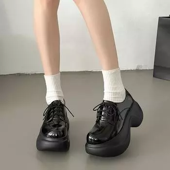 Стильные супер высокие каблуки на шнуровке однотонные сексуальные женские туфли новые весна осень низкие удобные вечерние подиумные туфли на высоком каблуке 35