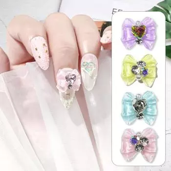 Стильные украшения для ногтей мини своими руками F