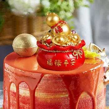 Стильные украшения фэншуй, украшения для выпечки торта на день рождения, украшение для автомобиля, домашнего ТВ-кабинета Gourd