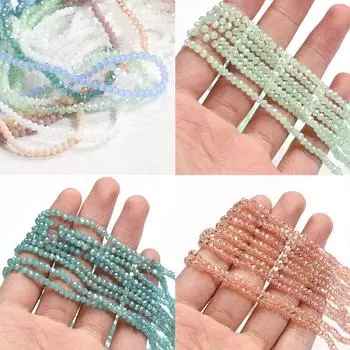 Стильные украшения ручной работы, стеклянные бусины, функциональные круглые бусины, украшения, нежные стеклянные бусины для изготовления различных ювелирных изделий чёрный