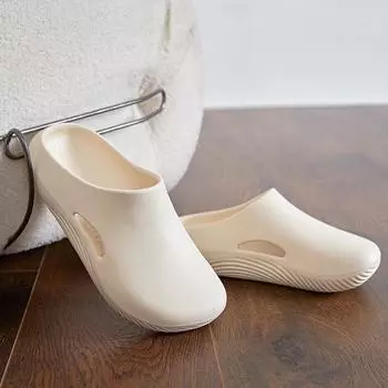 Стильные уличные туфли с открытым носком и толстой подошвой, нескользящие, идеально подходят для пар, мужские и женские сандалии 43