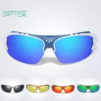 Стильные ветрозащитные солнцезащитные очки унисекс для езды на велосипеде — поляризованные солнцезащитные очки, спортивный аксессуар 4