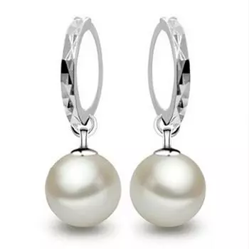 Стильные висячие серьги-кольца, ювелирные изделия, подвески