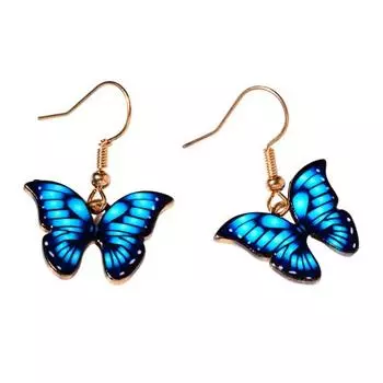 Стильные висячие серьги, противоаллергические аксессуары, винтажные красочные висячие серьги во французском стиле во французском стиле розовый