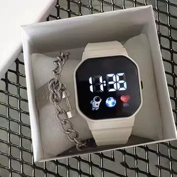 Стильные водонепроницаемые часы Unicorn: Модный высокотехнологичный дизайн для женщин и студентов