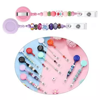 Стильные выдвижные катушки для значков, удобный держатель для именных карточек, симпатичный зажим для значков для учителей и профессионалов