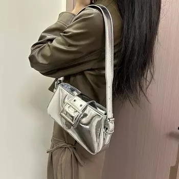 Стильные высококачественные женские сумки через плечо из искусственной кожи, модные однотонные сумки для девушек, подмышечные сумки, новые