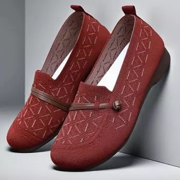 «Стильные женские дышащие плетеные туфли Toad 2025 года — удобные туфли без застежек для всех возрастов» 39