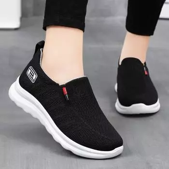 Стильные женские кроссовки Slip-On, легкие, идеально подходят для бега, прогулок, повседневной носки, путешествий и активного отдыха. 36