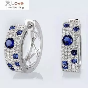 Стильные женские серьги-кольца с блестящими фианитами, эффектные украшения для вечеринки, нежные модные женские аксессуары для помолвки