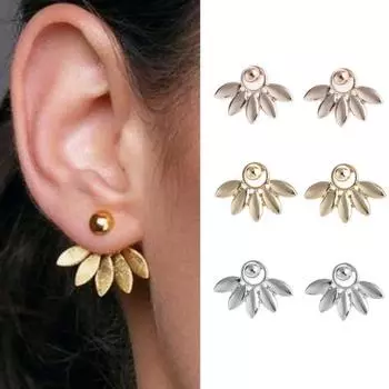 Стильные женские серьги Красивые компактные сладкие серебряный