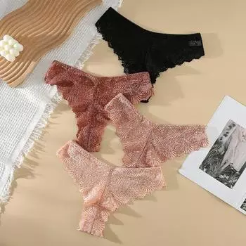 Стильные женские трусики из хлопка с промежностью, защитные бедра