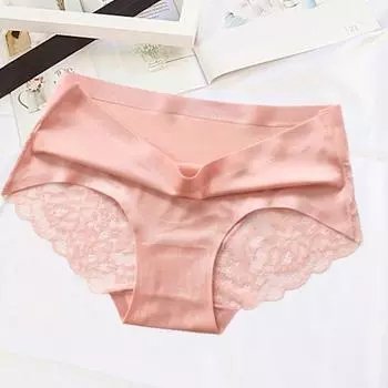 Стильные женские трусы, мягкие антисептические быстросохнущие эластичные женские трусы чистого цвета для повседневной носки