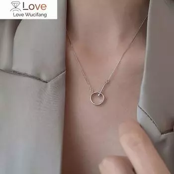 Стильные женские ювелирные изделия, ожерелье-цепочка «Планета» с ключицами, колье-чокер с круглыми звеньями из стерлингового серебра 925 пробы, подвеска в виде звезды