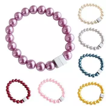 Стильный ABS искусственный жемчуг магнитная пряжка занавес подхват кольцо веревка домашний декор