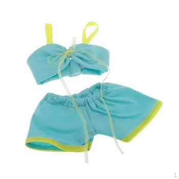 Стильный бикини-костюм /3 Кукольная одежда синий