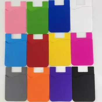 Стильный бизнес-кредитный карманный клей, модный женский и мужской держатель для карт сотового телефона, держатель для удостоверений личности, тонкий чехол, наклейка, автобусная карта фиолетовый