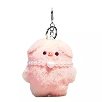 Стильный брелок в виде свиньи в солнцезащитных очках, мягкая плюшевая игрушка, подвеска для рюкзака, детский подарок, модный аксессуар для женщин, девушек 7