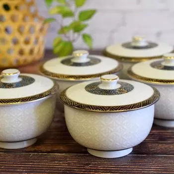 Стильный чай Кутани с чайным сервизом белого цвета для роскошной японской посуды Чашка, посуда, крышка, чашка, 5, керамика перегородчатой эмали, гости,