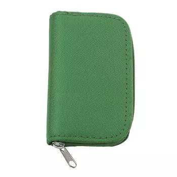 Стильный чехол для хранения карт памяти SD SDHC MMC CF Micro SD, чехол-держатель, кошелек One Size зелёный
