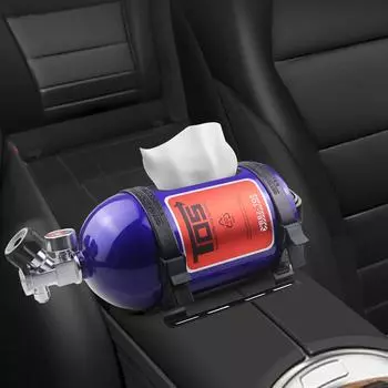 Стильный держатель для салфеток с азотом, вдохновленный дизайном, подходит для отличительного оформления салона автомобиля и легкого доступа 1 синий