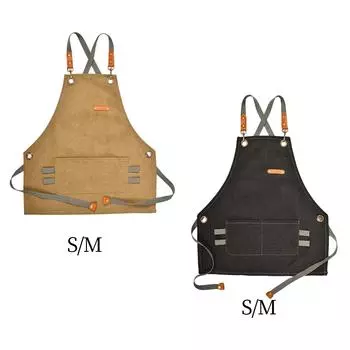 Стильный детский фартук для готовки и выпечки - водонепроницаемый и прочный S хаки