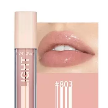 Стильный домашний декор Only I Know Mirror, элегантный блеск для губ Mermaid Pearl Mirror, увлажняющий, глянцевый, водостойкий, женский макияж Glaye, 03, 03 03, 1 шт.