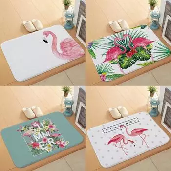 Стильный фламинго, противоскользящий коврик для кухни, ванной комнаты, ковер, домашний декор