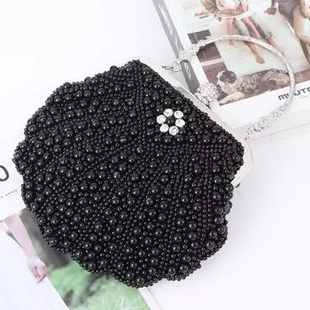 Стильный и элегантный ужин из ракушек и жемчуга Fan Yangqi имеет большое пространство для хранения вечерних сумок белый