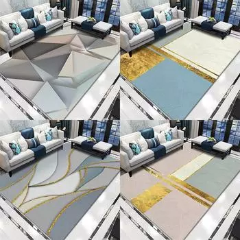 Стильный ковер для гостиной, напольный коврик, простой ковер с скандинавским принтом, прикроватное одеяло для спальни, оптовая продажа 40x60cm