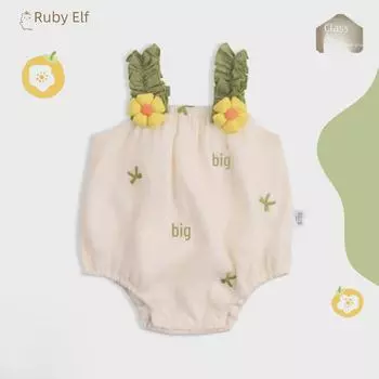 Стильный летний комплект принцессы без рукавов с сетчатым принтом и треугольными чашечками для девочек 73 cm зелёный