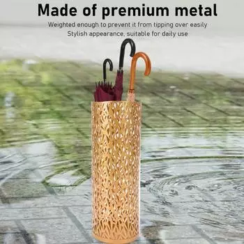 Стильный металлический держатель для зонта с экономящим пространство дизайном для домашнего порошка идеального качества или офисного V8N9 BlackM-1pcs