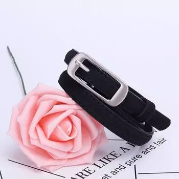 Стильный мягкий кожаный ремень с узлом для женщин, модный минималистичный дизайн, классические цвета StyleH