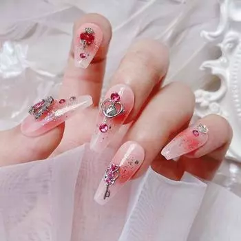 Стильный потрясающий визуальный эффект, несколько стилей, маникюрные украшения, 3D-блестящие украшения для ногтей, инструменты для самостоятельного изготовления для салона красоты H