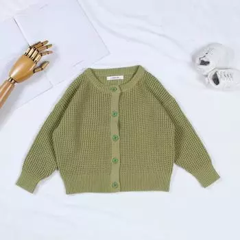 Стильный повседневный кардиган для девочек 120
