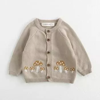 Стильный повседневный кардиган для девочек 80