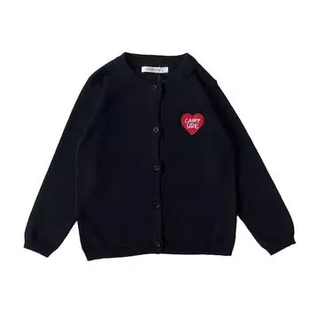 Стильный повседневный кардиган для девочек L чёрный