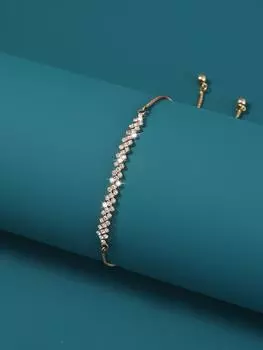 Стильный регулируемый роскошный браслет с цирконом «Древо жизни» для женщин